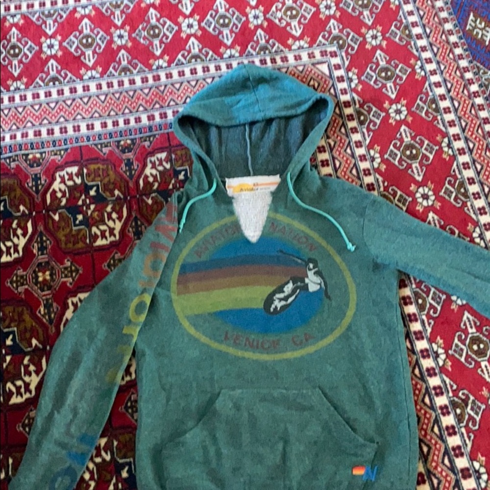 Green Aviator Nation hoodie